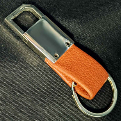 Gift To Love | Key Chain Leather Hook With Ring | Color : Red | Code : KCLH01