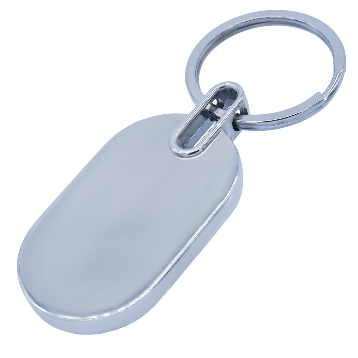 Gift To Love | Key Chain Plain Single Side Plate | Color : Black | Code : KCPS01