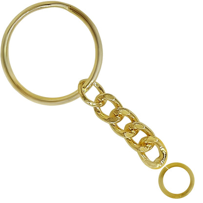 Gift To Love | Key Chain Fitting | Color : Gold | Pcs : 12 Pc | Code : KF12PCGD