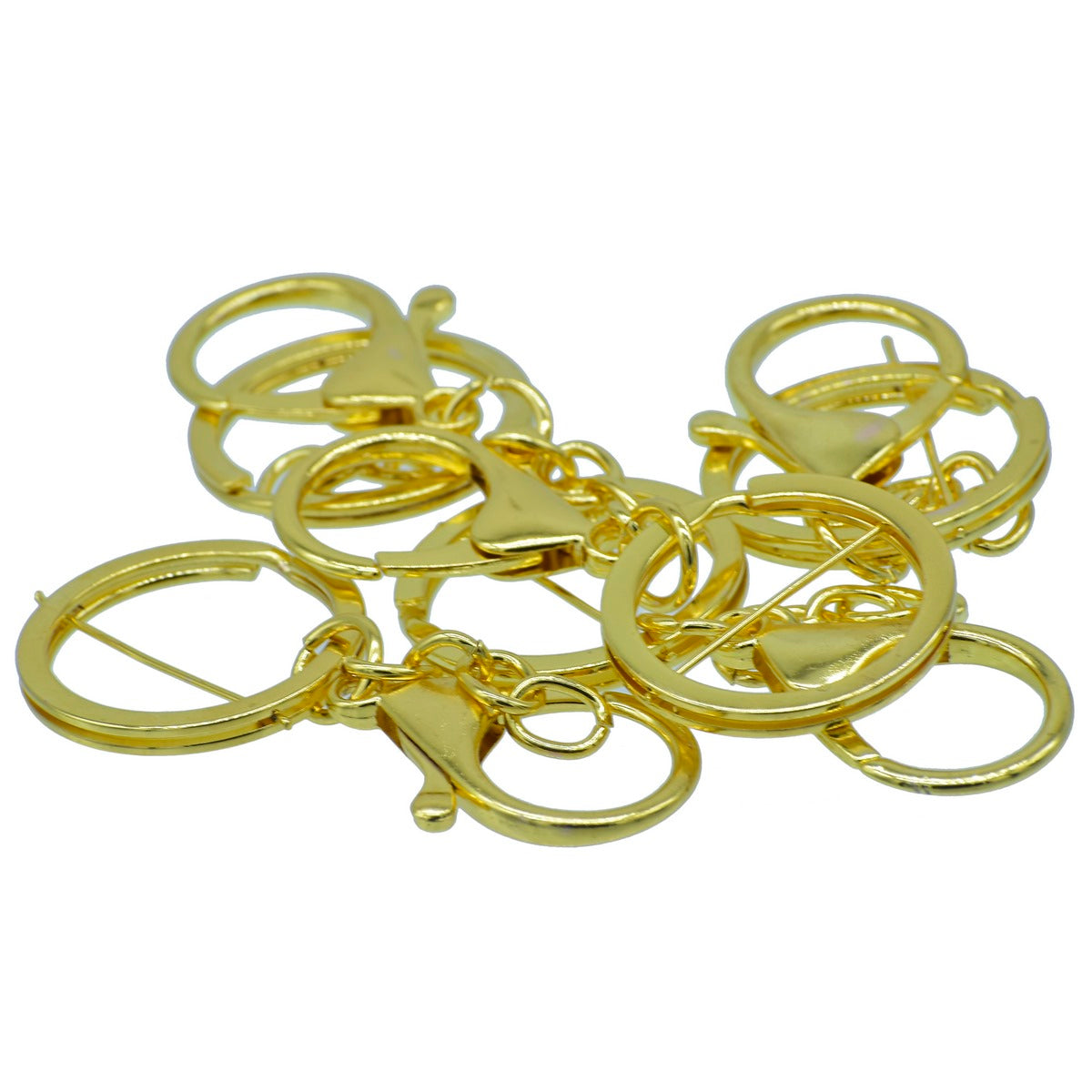 Gift To Love | Key Chain Fitting With Hook | Color : Gold | Pcs : 5 Pc | Code : KF5PCGD