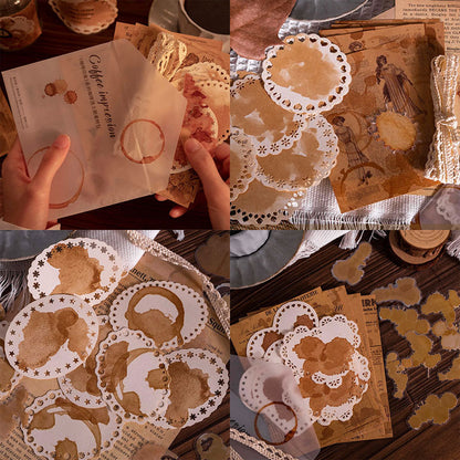 Gift To Love | Coffee Impression Paper Cutout N Sticker | Code : KFYX003