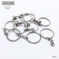 Gift To Love | Key Ring With Chain | Color : Silver | Size : 1.6 X 30 Mm | Pcs : 1000 Pc | Code : KRCS