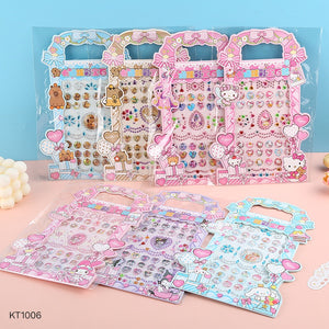 Gift To Love | Cute Cartoon Crystal And Dot Print Sticker | Code : KT1006