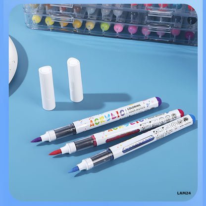 Gift To Love | Acrylic Marker | Pcs : 24 Colors Box | Code : LAM24