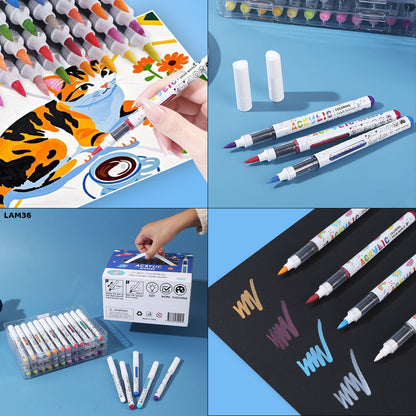 Gift To Love | Acrylic Marker | Pcs : 36 Colors Box | Code : LAM36