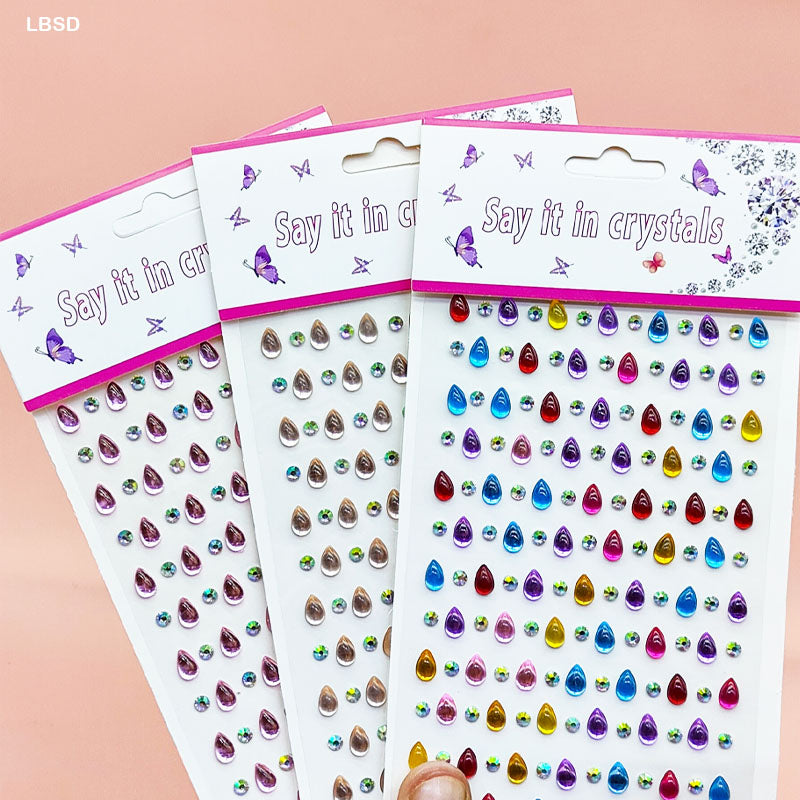 Gift To Love | Drop Shape Stone Sticker | Code : LBSD