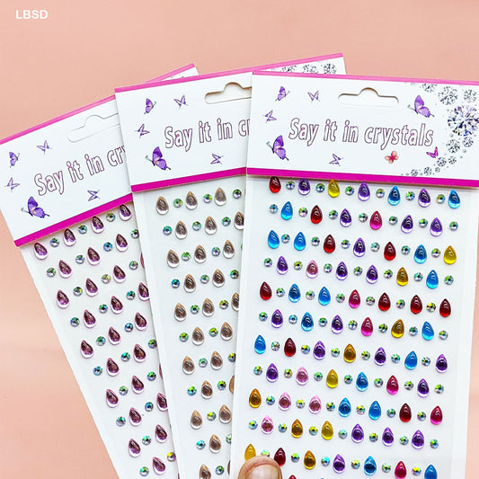 Gift To Love | Drop Shape Stone Sticker | Code : LBSD