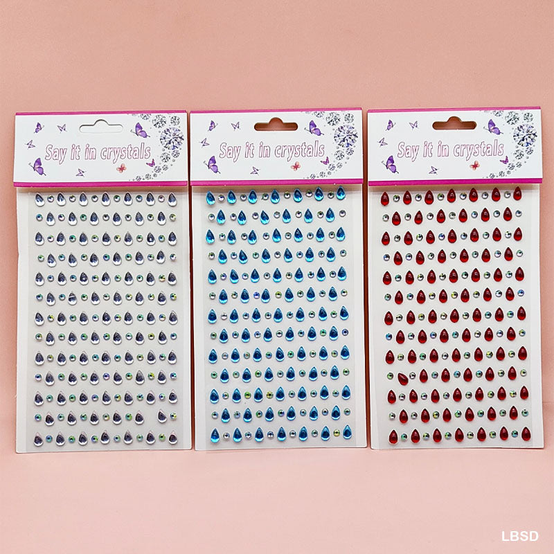 Gift To Love | Drop Shape Stone Sticker | Code : LBSD