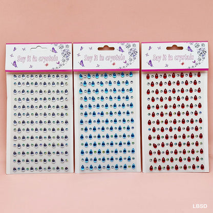 Gift To Love | Drop Shape Stone Sticker | Code : LBSD