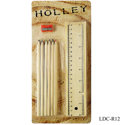 Gift To Love | Wooden Pencil Colour | Pcs : 12 Pcs Set | Code : LDC-R12