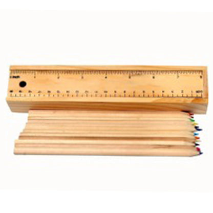 Gift To Love | Wooden Pencil Colour | Pcs : 12 Pcs Set | Code : LDC-R12