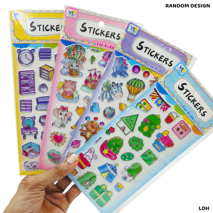 Gift To Love | Yilin Silver Embossed Sticker For Kids | Code : LDH