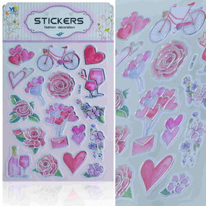 Gift To Love | Sticker Fashion Decoration | Color : Silver Border | Code : LDK