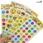 Gift To Love | Smile Sticker | Color : Silver Border | Code : LDQ