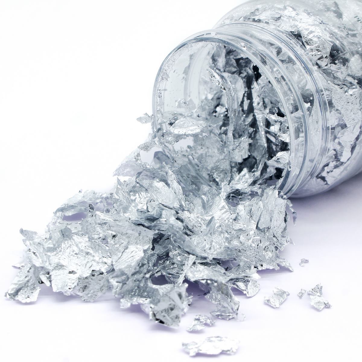 Gift To Love | Gilding Flakes Big Bottle | Color : Silver | Code : LFS000