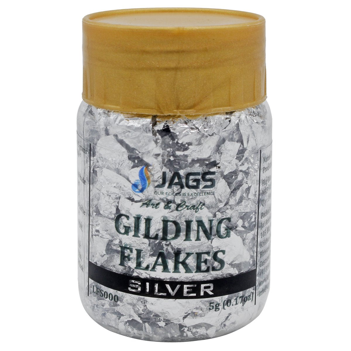 Gift To Love | Gilding Flakes Big Bottle | Color : Silver | Code : LFS000