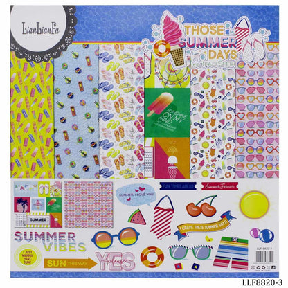 Gift To Love | Scrapbook Those Summer Days | Size : 12 X 12 | Code : LLF8820-3