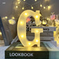 Gift To Love | Led Letter G | Size : 8 Inch | Code : LLG