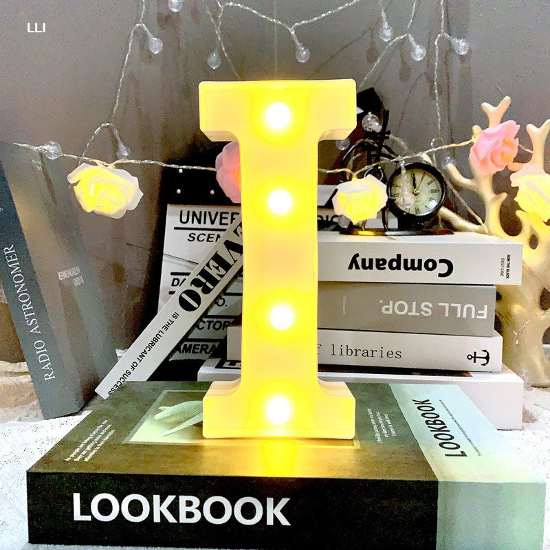 Gift To Love | Led Letter I | Size : 8 Inch | Code : LLI