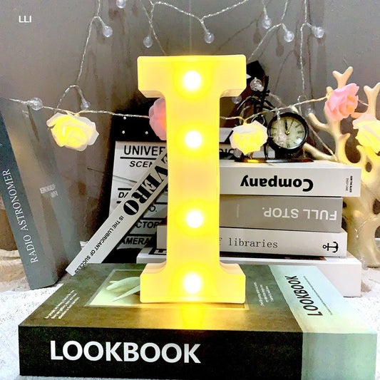 Gift To Love | Led Letter I | Size : 8 Inch | Code : LLI