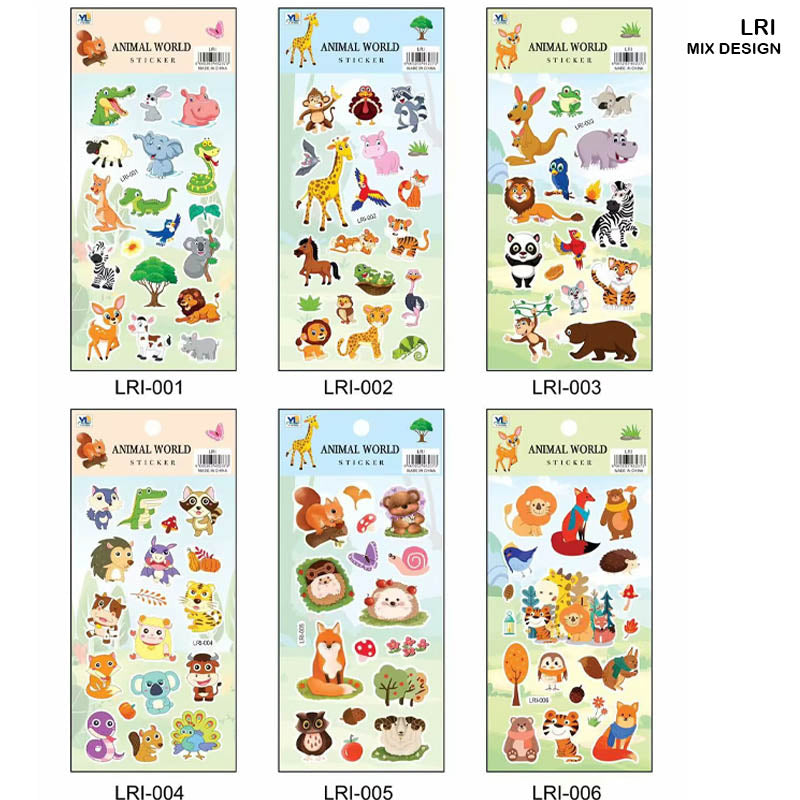 Gift To Love | Animal World Sticker | Code : LRI