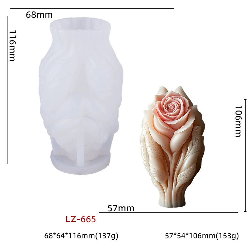 Gift To Love | Silicon Candle Mould | Code : LZ665