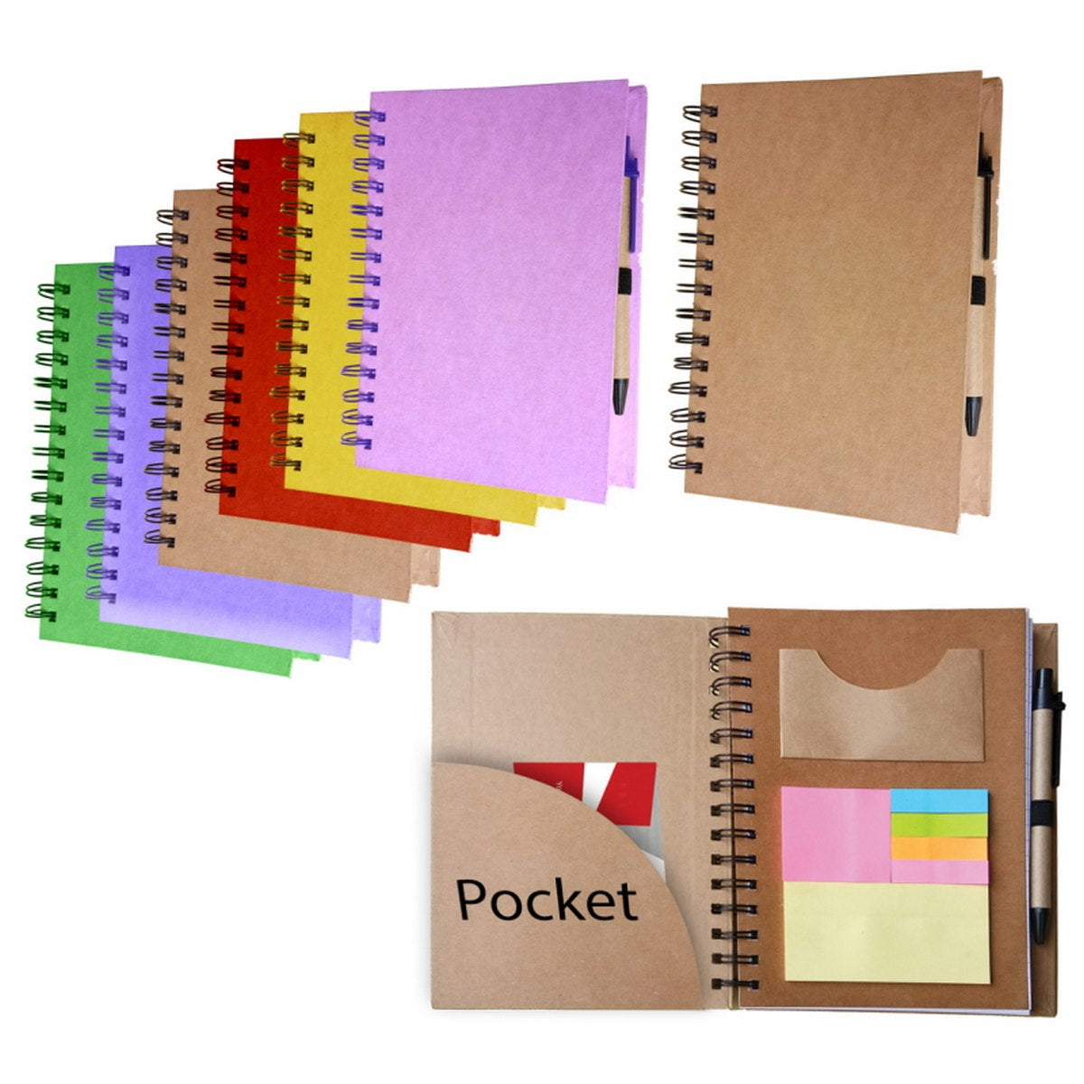 Gift To Love | Ecofriendly Sticky Note Pad | Color : Brown | Code : M032