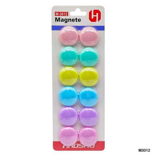 Gift To Love | Emoji Fridge Magnets | Color : Colorful Smiley Face | Pcs : 12 Pcs | Code : M3012