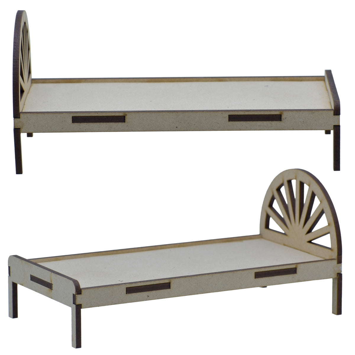 Gift To Love | Mdf 3D Miniature Cutout Vintage Bed | Code : M3MC03