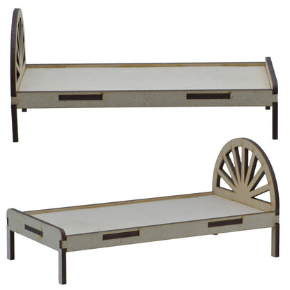 Gift To Love | Mdf 3D Miniature Cutout Vintage Bed | Code : M3MC03