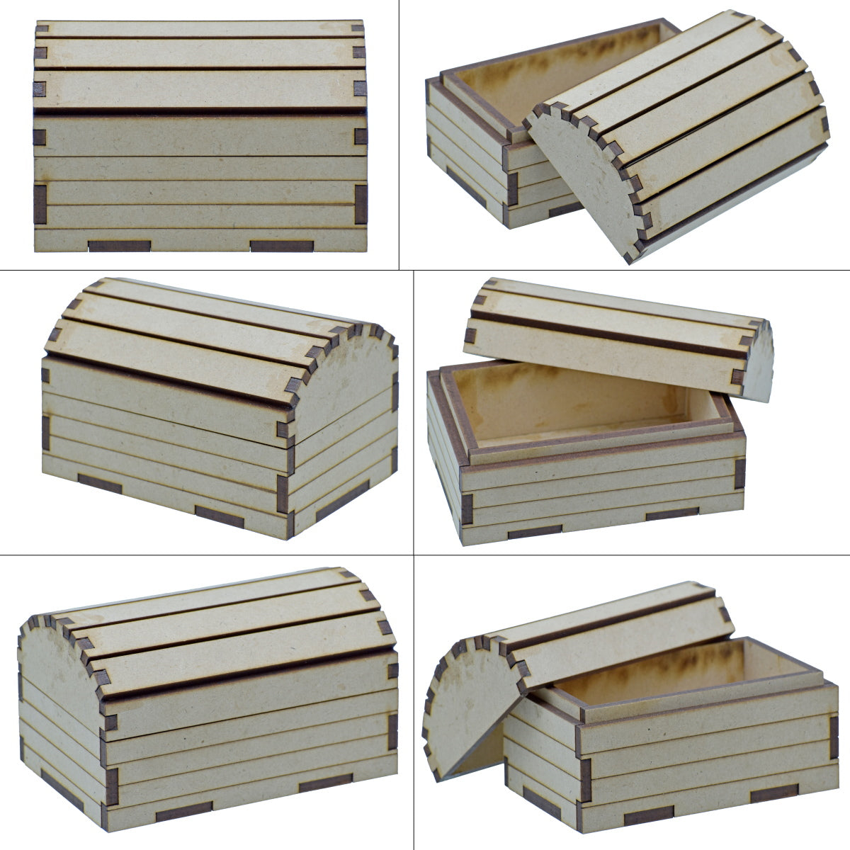 Gift To Love | Mdf 3D Miniature Cutout Sandook Box | Pcs : 2 Pcs | Code : M3MC08