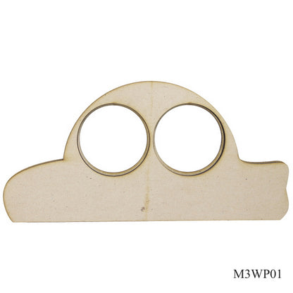 Gift To Love | Mdf 3D Wooden Photo Frame Car | Code : M3WP01