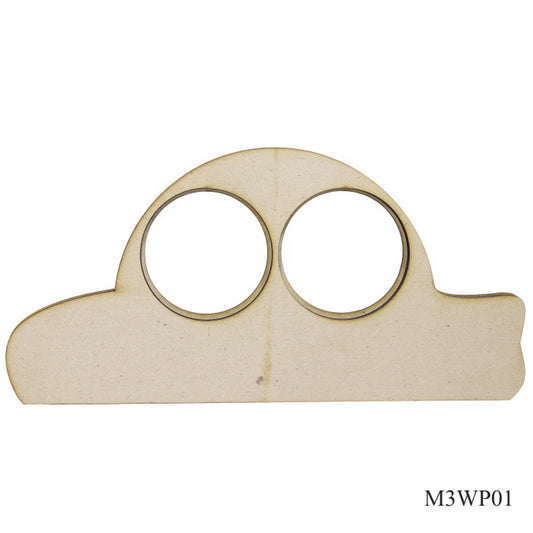 Gift To Love | Mdf 3D Wooden Photo Frame Car | Code : M3WP01