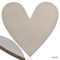 Gift To Love | Mdf Heart Cut Out Sheet | Size : 8 Mm X 8.80 X 9 Inch | Code : M8HC00