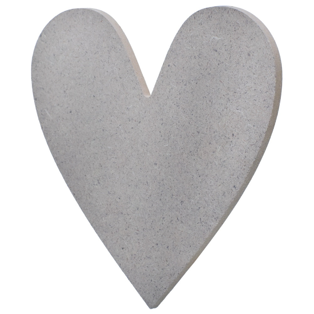 Gift To Love | Mdf Heart Cut Out Sheet | Size : 8 Mm X 8.80 X 9 Inch | Code : M8HC00