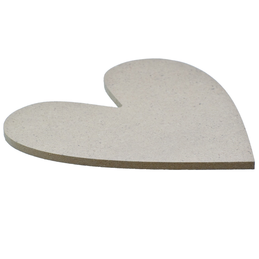 Gift To Love | Mdf Heart Cut Out Sheet | Size : 8 Mm X 8.80 X 9 Inch | Code : M8HC00