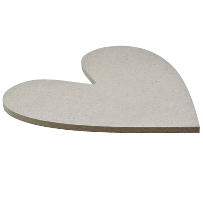 Gift To Love | Mdf Heart Cut Out Sheet | Size : 8 Mm X 8.80 X 9 Inch | Code : M8HC00