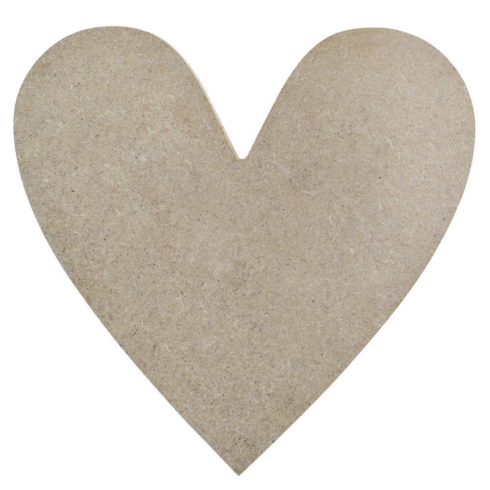 Gift To Love | Mdf Heart Cut Out Sheet | Size : 12 Mm X 10.63 X 10 Inch | Code : M8HC01