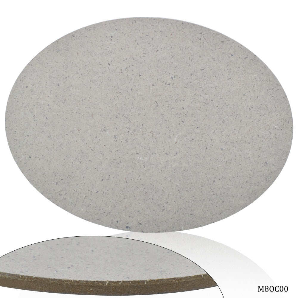 Gift To Love | Mdf Oval Cut Out Sheet | Size : 8 Mm X 6.86 X 9 Inch | Code : M8OC00