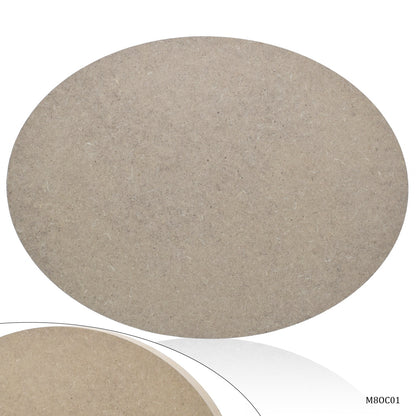 Gift To Love | Mdf Oval Cut Out Sheet | Size : 12 Mm X 8.23 X 10 Inch | Code : M8OC01