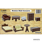 Gift To Love | Miniature Model Accessories 2T Furniture 9Pcs | Code : M9PSETB