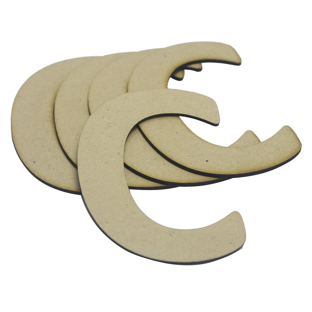 Gift To Love | Mdf Alphabets Letter | Size : 4 Inch | Pcs : 5 Pcs | Code : MAL4-C