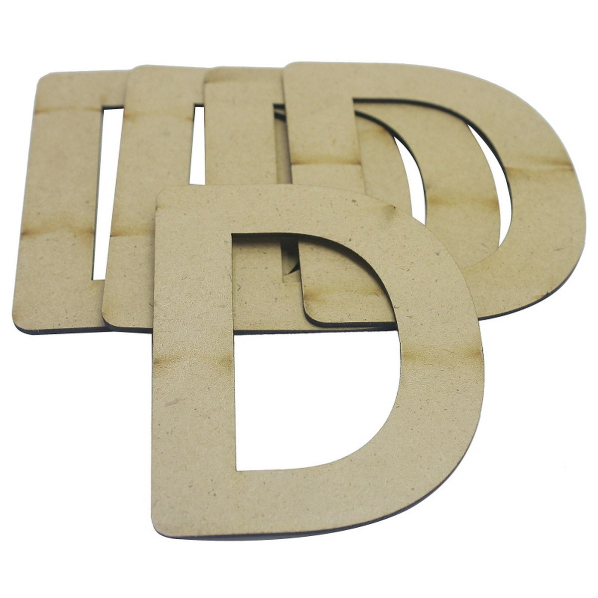 Gift To Love | Mdf Alphabets Letter | Size : 4 Inch | Pcs : 5 Pcs | Code : MAL4-D