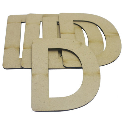 Gift To Love | Mdf Alphabets Letter | Size : 4 Inch | Pcs : 5 Pcs | Code : MAL4-D