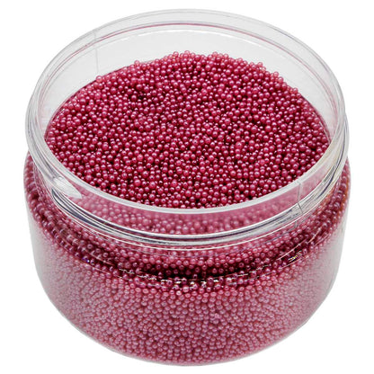 Gift To Love | Micro Mini Pearl Beads | Color : Red Pink | Pcs : 45 Gm | Code : MBA605RD