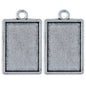 Gift To Love | Metal Craft Fitting Rectangle | Pcs : 2 Pcs | Code : MC-1005