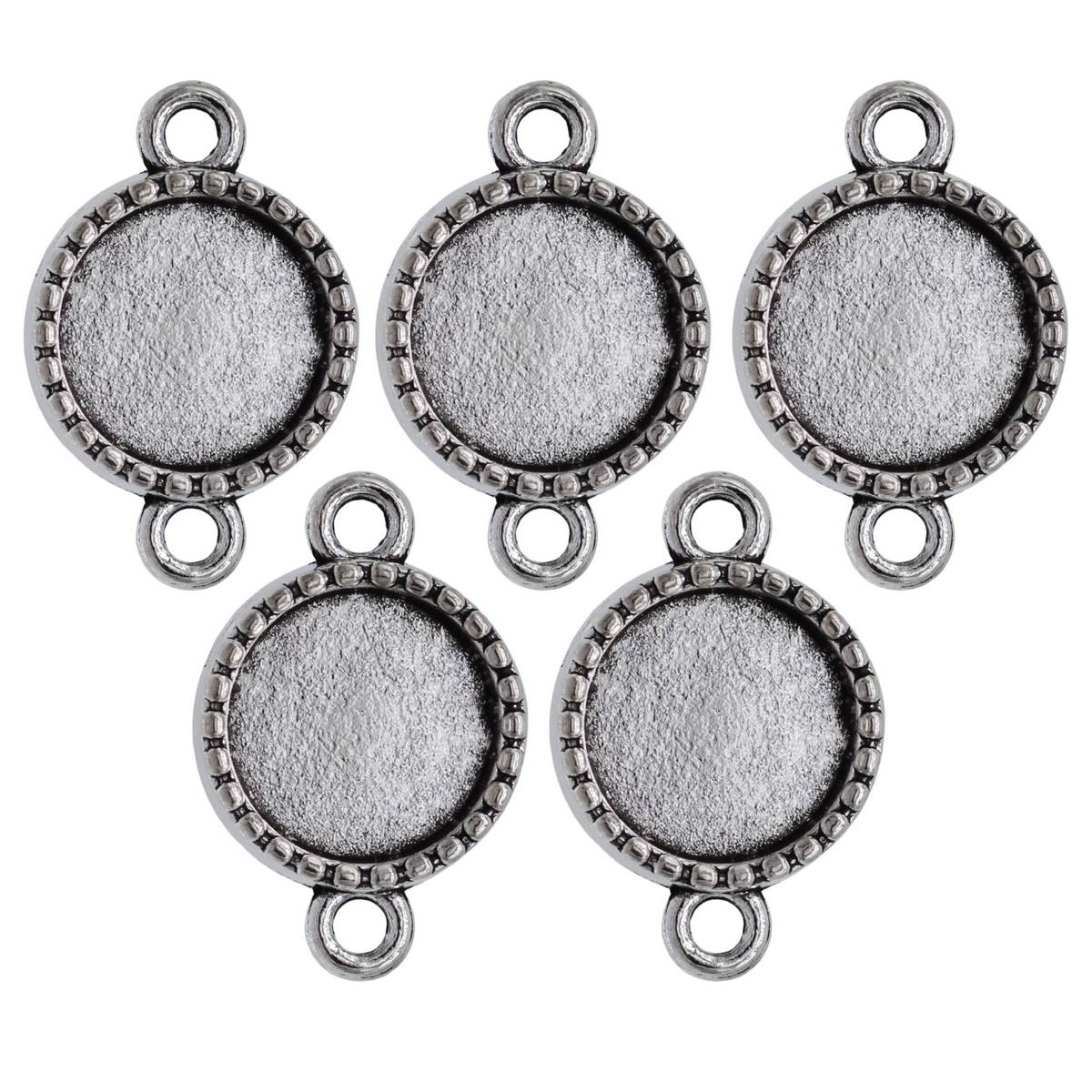Gift To Love | Metal Craft Fitting Round Double Hole | Pcs : 5 Pcs | Code : MC-1043