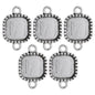 Gift To Love | Metal Craft Fitting Square Double Hole | Pcs : 5 Pcs | Code : MC-1271