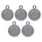 Gift To Love | Metal Craft Fitting Round | Pcs : 5 Pcs | Code : MC-1381