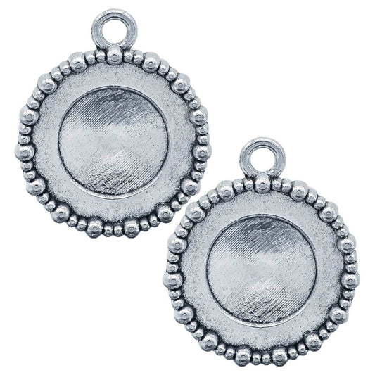 Gift To Love | Metal Craft Fitting Round | Pcs : 2 Pcs | Code : MC-1400